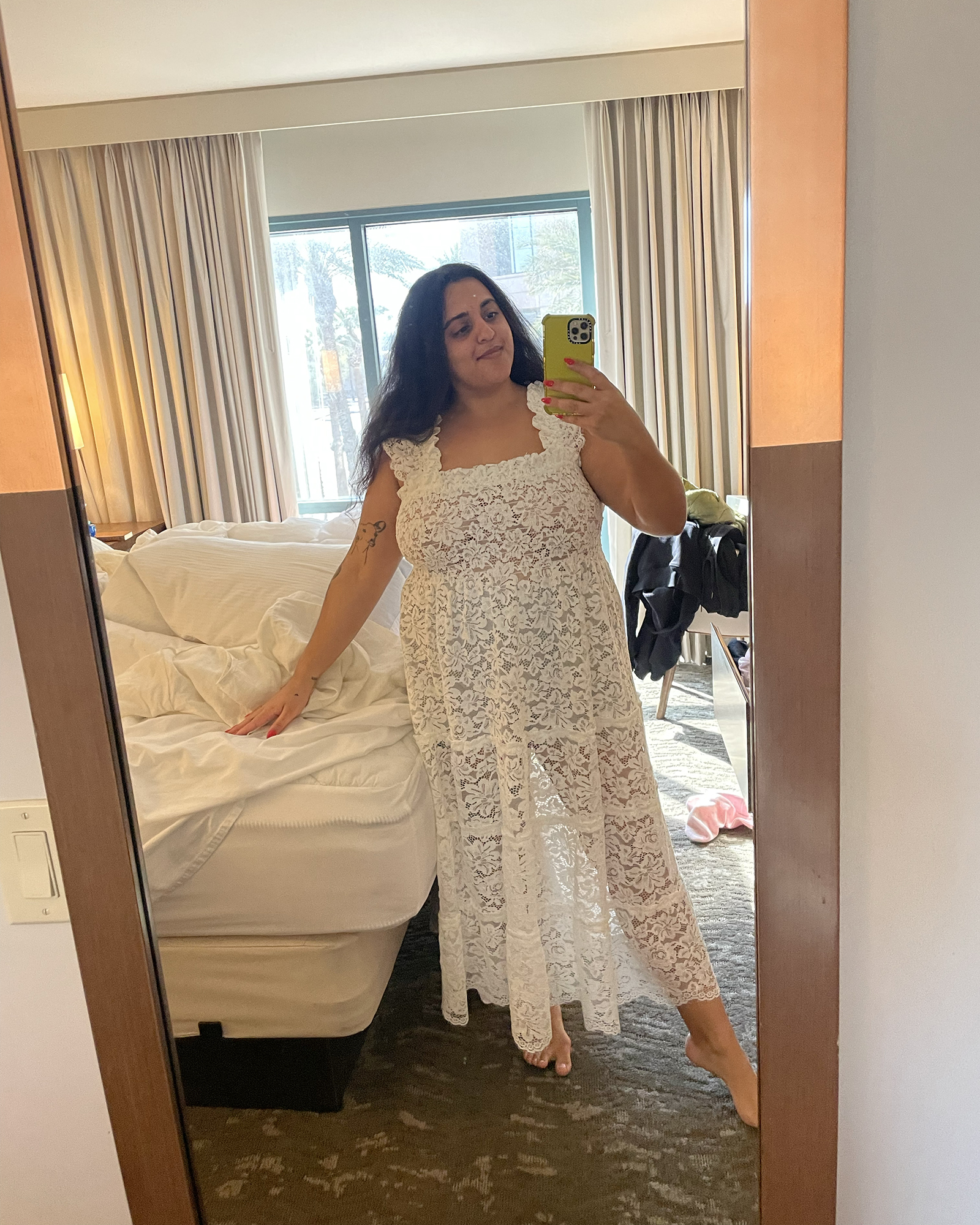 Michelle Moezam wearing a Nap Dress